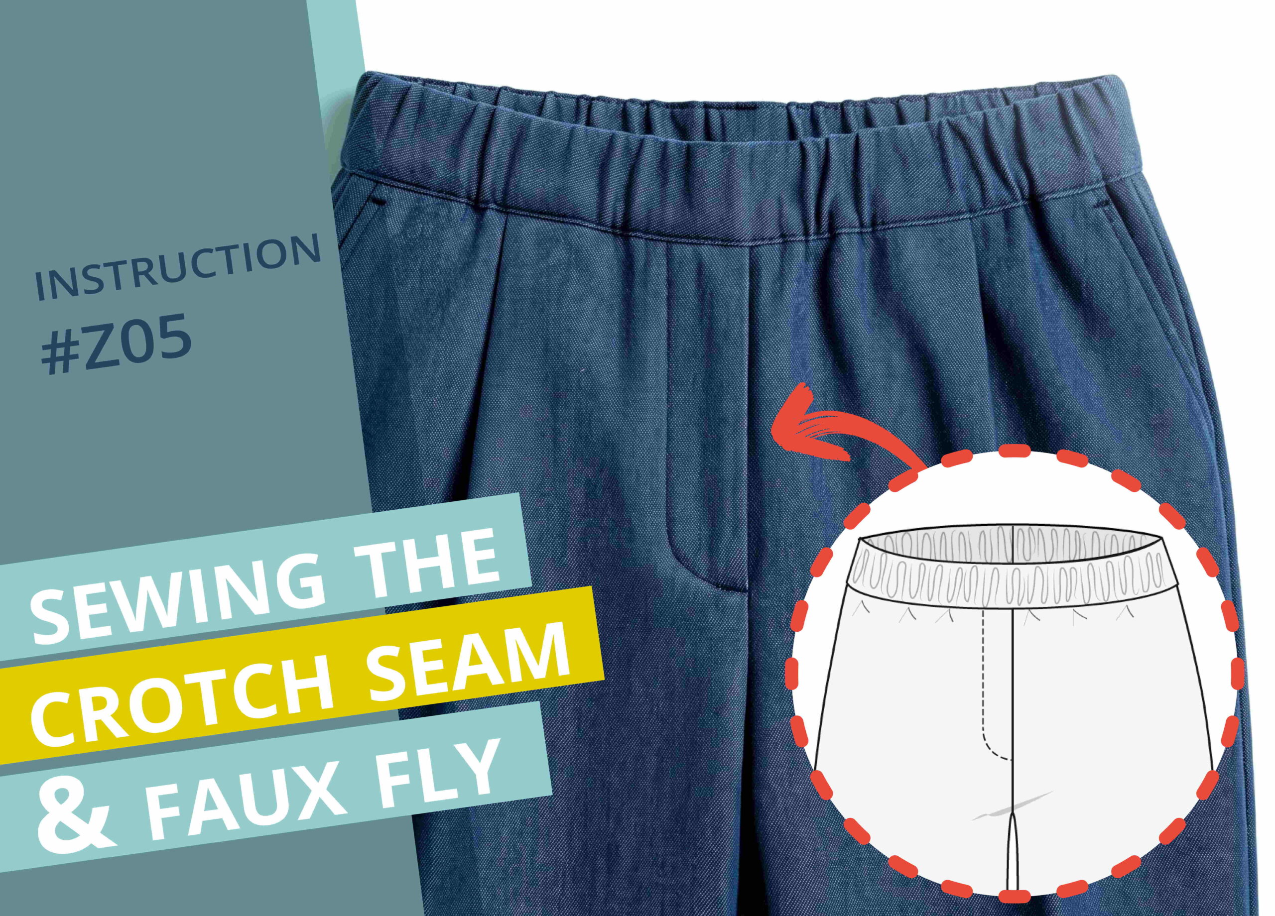 Cover Image: Instructions Z05 - Sewing a Seam and a Fake Slit