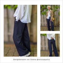 Easy-wode-Leg hose HE01 mit Gummibund, genäht von Verana