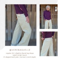 design-example-wide-leg-jeans-with-inserted-stripe-sewn-by-verena Design example of the wide-leg trousers with a stripe insert, sewn by Verena
