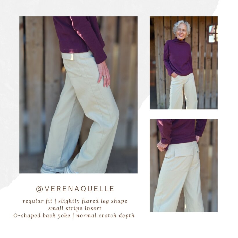 design-example-wide-leg-jeans-with-inserted-stripe-sewn-by-verena Design example of the wide-leg trousers with a stripe insert, sewn by Verena