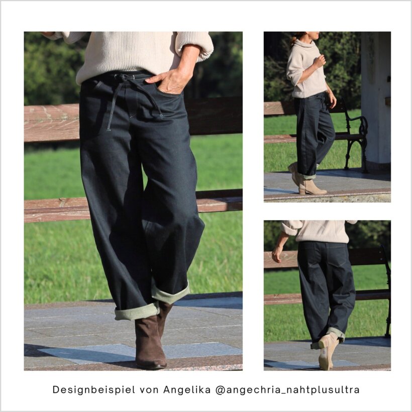 HE03-Easy-barrel-leg-hose-Designbeispiel-Angelika-blau HE03-Easy-barrel-leg-hose Designbeispiel, genäht von Angelika